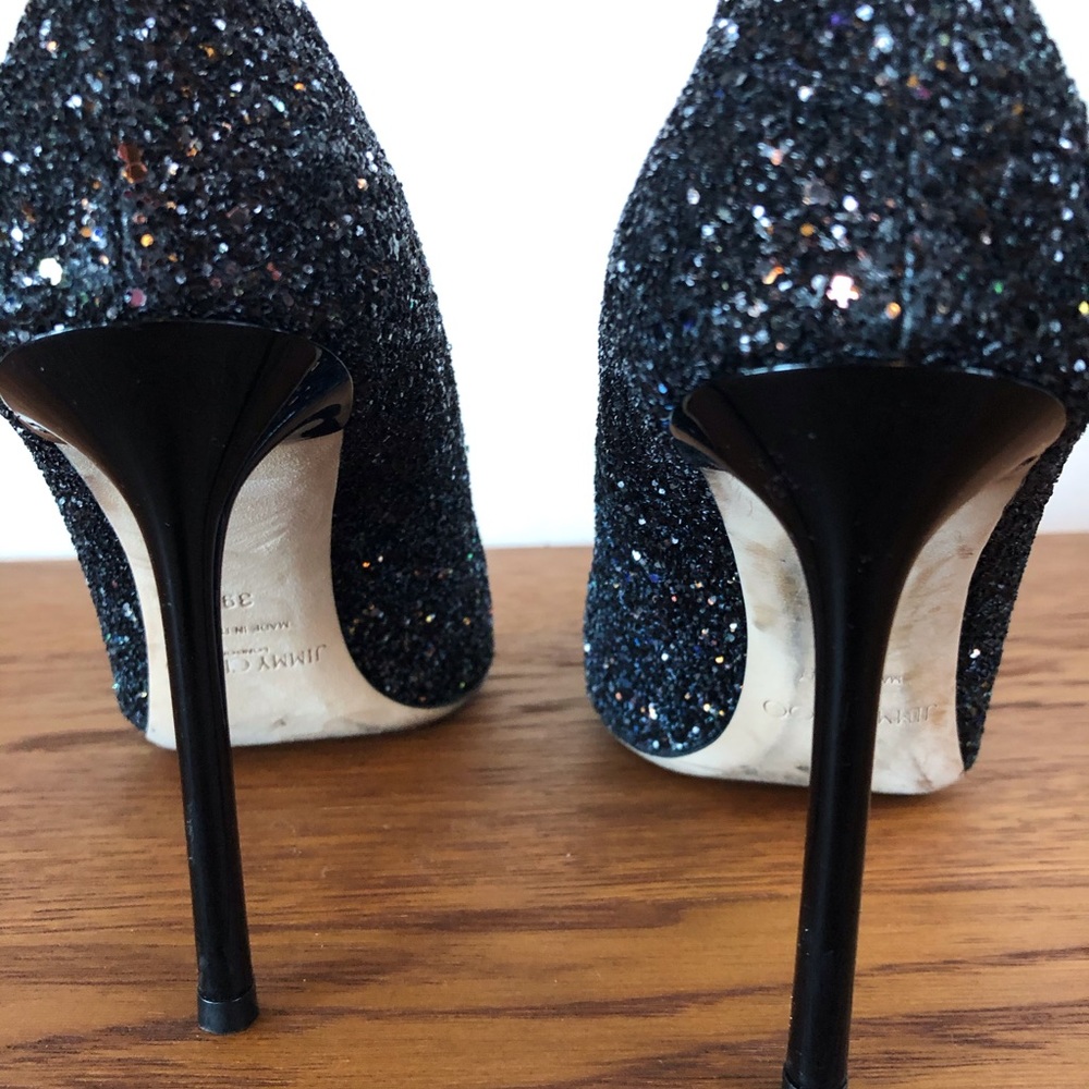 Jimmy Choo Romy 85 Pointed-Toe Pumps - Picture 2 of 7